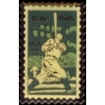 BABE RUTH STAMP PIN